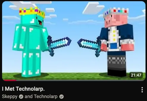 Skeppy with Striker, also known as Technolarp